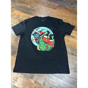 Halloween Shirt Company Unisex Black Goat Graphic Tee LB3 XL